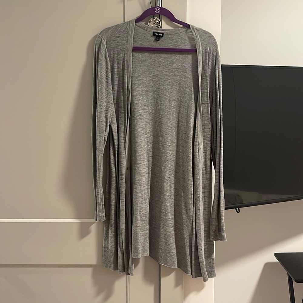 Torrid Long Sleeve Button Up Sweater